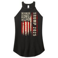 Funny Qr Donald Trump Dancing 47/45 Code Video Women's Perfect Tri Rocker Tank