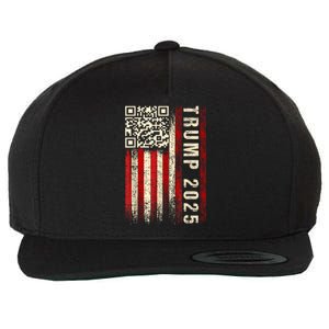 Funny Qr Donald Trump Dancing 47/45 Code Video Wool Snapback Cap