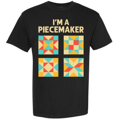 Funny Quilting Designs For Women Quilt Lover Knitting Garment-Dyed Heavyweight T-Shirt