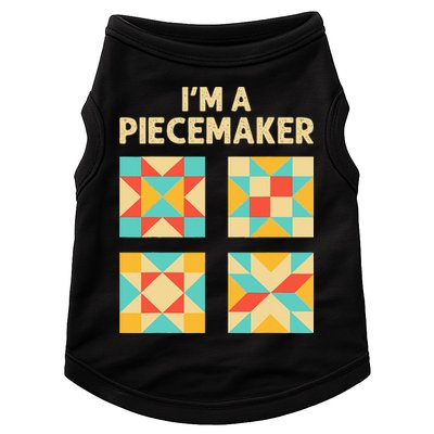 Funny Quilting Designs For Women Quilt Lover Knitting Doggie Tank