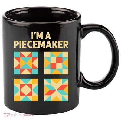 Funny Quilting Designs For Women Quilt Lover Knitting 11oz C Handle Ceramic Mug