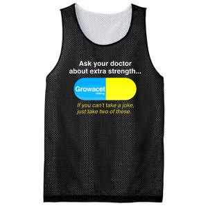 Funyn Quote Doctor About Extra Strength Growacet Mesh Reversible Basketball Jersey Tank