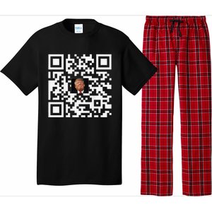 Funny Qr Donald Trump Dancing 4745 Code Video Pajama Set