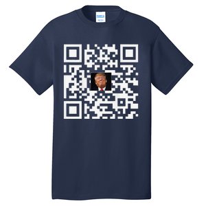 Funny Qr Donald Trump Dancing 4745 Code Video Tall T-Shirt