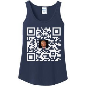 Funny Qr Donald Trump Dancing 4745 Code Video Ladies Essential Tank