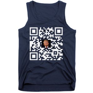 Funny Qr Donald Trump Dancing 4745 Code Video Tank Top