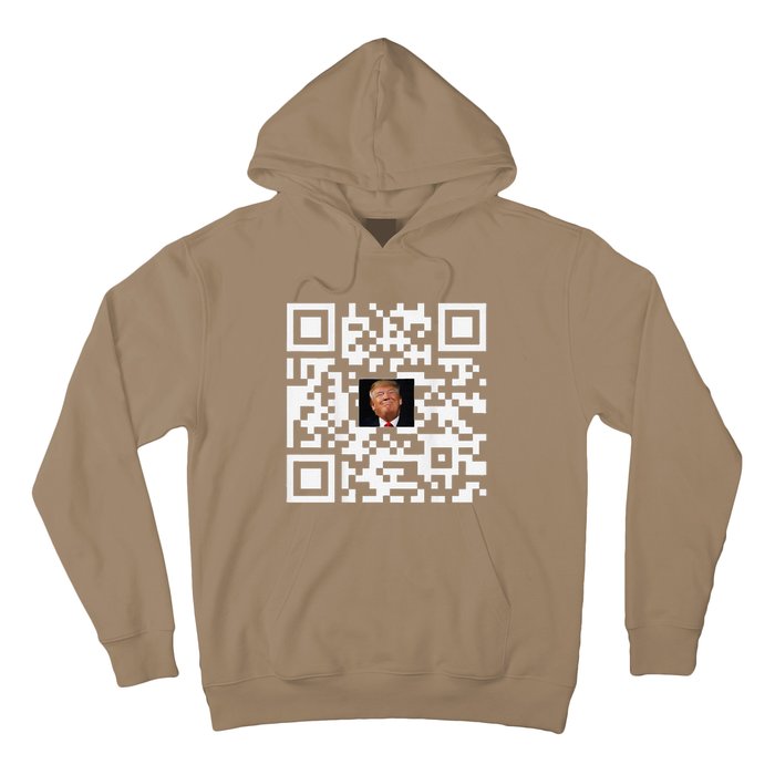 Funny Qr Donald Trump Dancing 4745 Code Video Hoodie