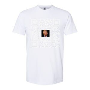 Funny Qr Donald Trump Dancing 4745 Code Video Softstyle CVC T-Shirt