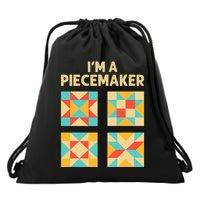 Funny Quilting Designs For Wo Quilt Lover Knitting Drawstring Bag