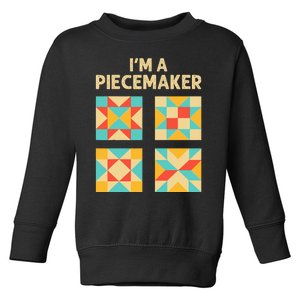 Funny Quilting Designs For Wo Quilt Lover Knitting Toddler Sweatshirt