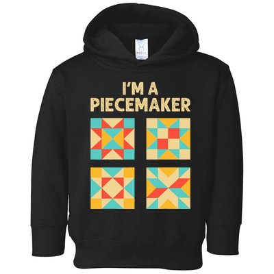 Funny Quilting Designs For Wo Quilt Lover Knitting Toddler Hoodie