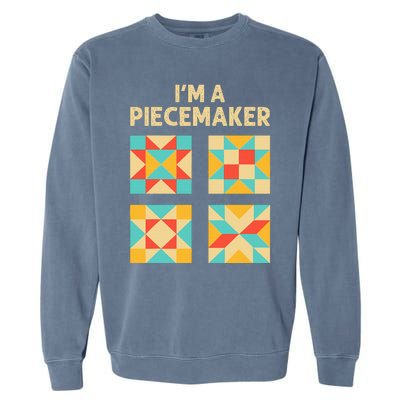 Funny Quilting Designs For Wo Quilt Lover Knitting Garment-Dyed Sweatshirt