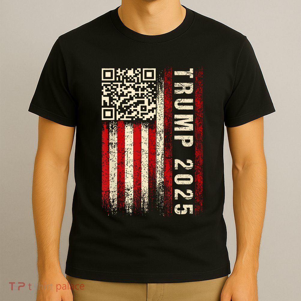 Funny Qr Donald Trump Dancing 4745 Code Video T-Shirt