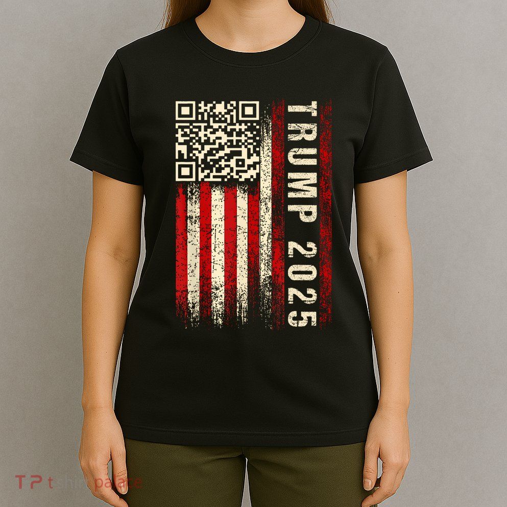 Funny Qr Donald Trump Dancing 4745 Code Video T-Shirt