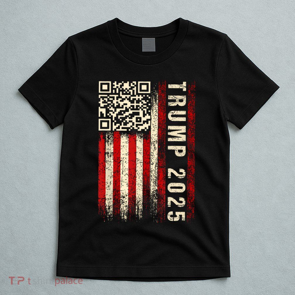 Funny Qr Donald Trump Dancing 4745 Code Video T-Shirt
