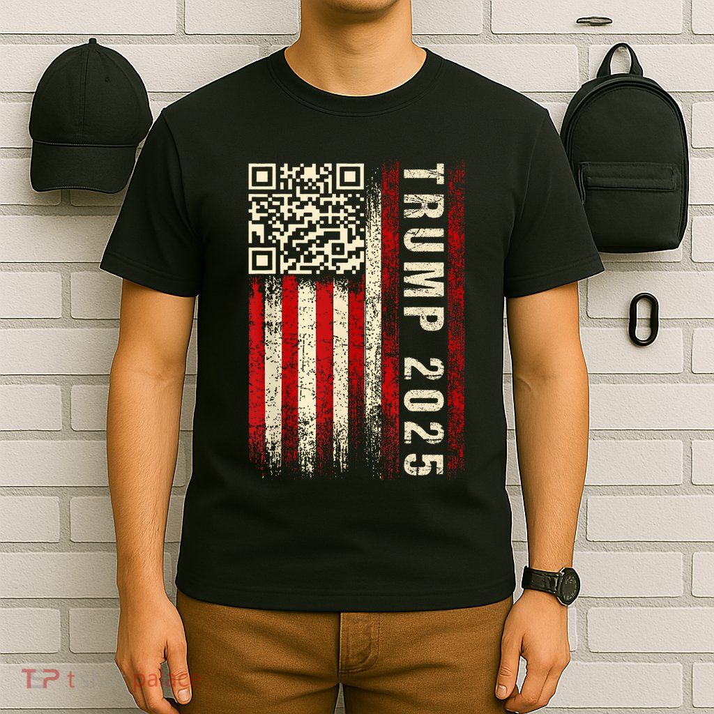 Funny Qr Donald Trump Dancing 4745 Code Video T-Shirt