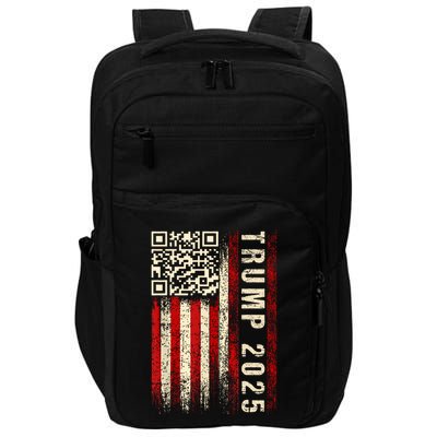 Funny Qr Donald Trump Dancing 4745 Code Video Impact Tech Backpack