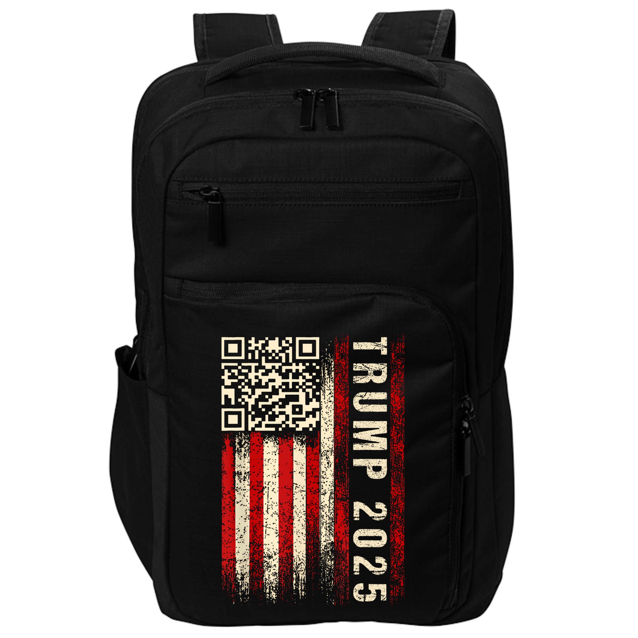 Funny Qr Donald Trump Dancing 4745 Code Video Impact Tech Backpack