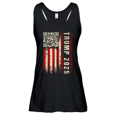 Funny Qr Donald Trump Dancing 4745 Code Video Ladies Essential Flowy Tank