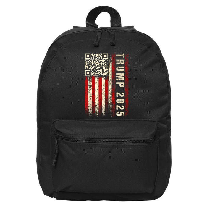 Funny Qr Donald Trump Dancing 4745 Code Video 16 in Basic Backpack