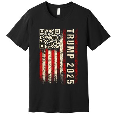 Funny Qr Donald Trump Dancing 4745 Code Video Premium T-Shirt