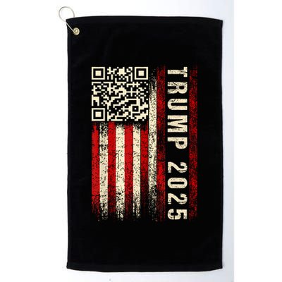 Funny Qr Donald Trump Dancing 4745 Code Video Golf Towel