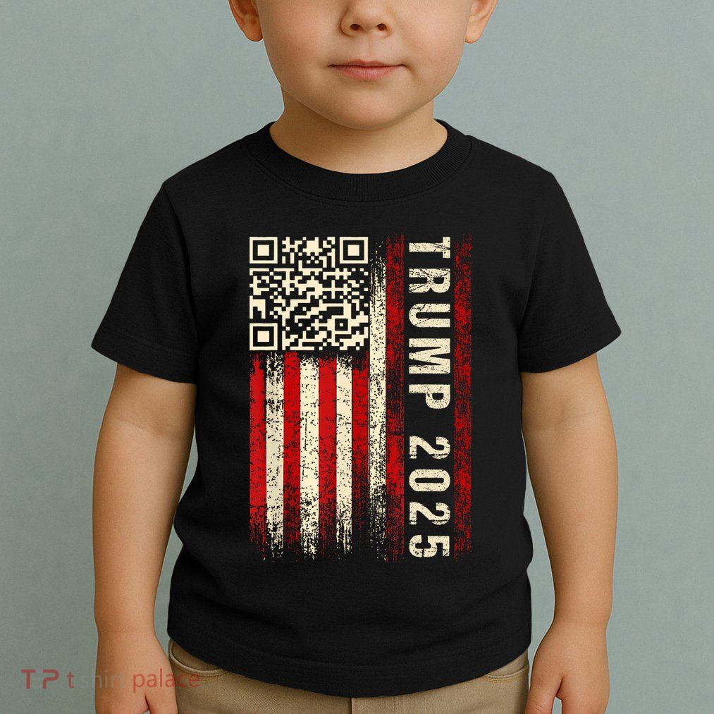 Funny Qr Donald Trump Dancing 4745 Code Video Toddler T-Shirt