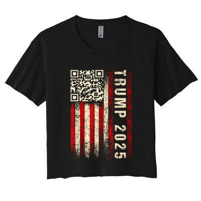 Funny Qr Donald Trump Dancing 4745 Code Video Crop Top