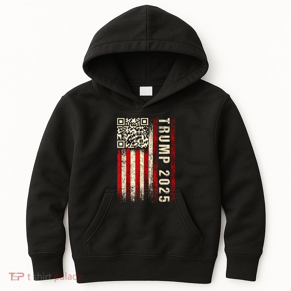 Funny Qr Donald Trump Dancing 4745 Code Video Kids Hoodie