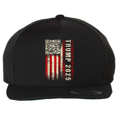 Funny Qr Donald Trump Dancing 4745 Code Video Wool Snapback Cap
