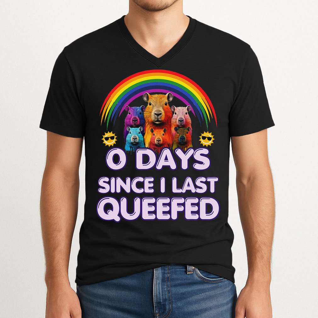 Funny Queefed Embarrassing Adult Humor Sarcastic Adult V-Neck T-Shirt