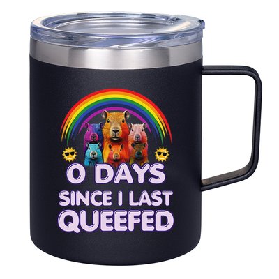 Funny Queefed Embarrassing Adult Humor Sarcastic Adult 12oz Stainless Steel Coffee Mug