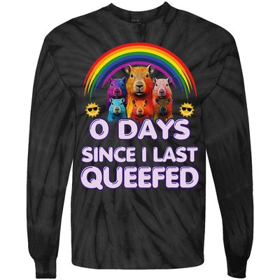 Funny Queefed Embarrassing Adult Humor Sarcastic Adult Tie-Dye Long Sleeve Shirt