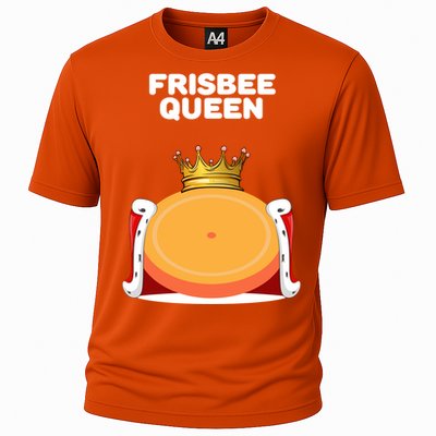 Frisbee Queen Frisbee Gift Frisbee Meaningful Gift Cooling Performance Crew T-Shirt