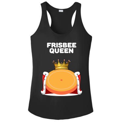 Frisbee Queen Frisbee Gift Frisbee Meaningful Gift Ladies PosiCharge Competitor Racerback Tank