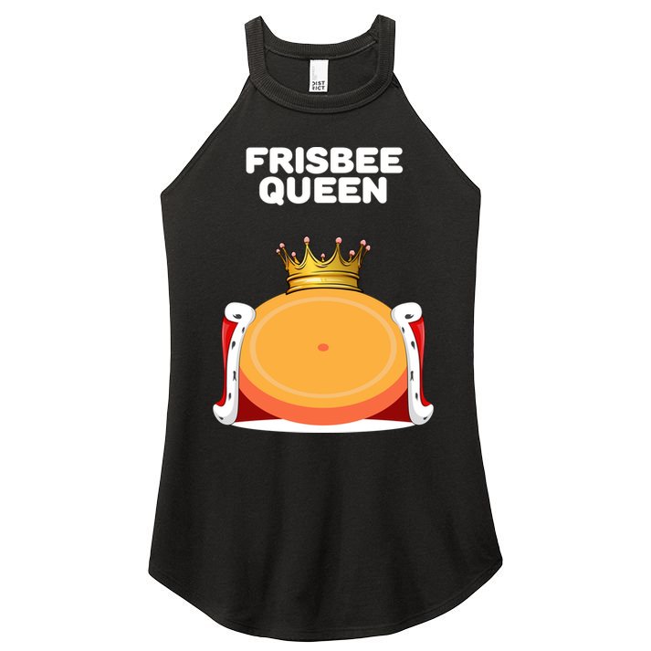 Frisbee Queen Frisbee Gift Frisbee Meaningful Gift Women's Perfect Tri Rocker Tank