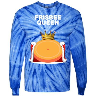 Frisbee Queen Frisbee Gift Frisbee Meaningful Gift Tie-Dye Long Sleeve Shirt