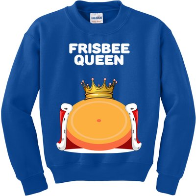 Frisbee Queen Frisbee Gift Frisbee Meaningful Gift Kids Sweatshirt