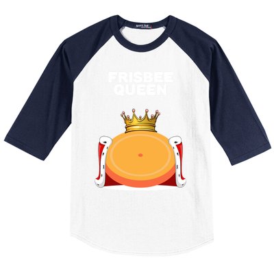 Frisbee Queen Frisbee Gift Frisbee Meaningful Gift Baseball Sleeve Shirt