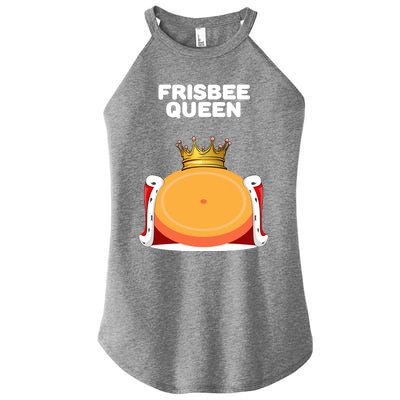 Frisbee Queen Frisbee Gift Frisbee Meaningful Gift Women’s Perfect Tri Rocker Tank