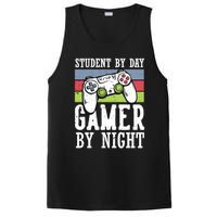 Funny Quote Front Cool Gaming Student By Day Gamer By Night PosiCharge Competitor Tank