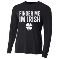 funny quote Finger Me I'm Irish St Patrick’s Day Cooling Performance Long Sleeve Crew
