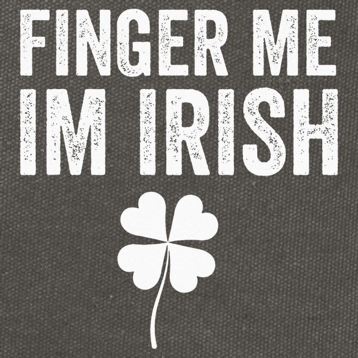 funny quote Finger Me I'm Irish St Patrick’s Day Cotton Canvas Backpack