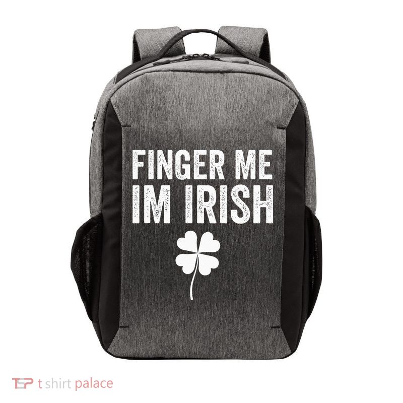 funny quote Finger Me I'm Irish St Patrick’s Day Vector Backpack
