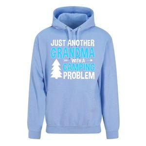 Funny Quote For Grandmother Grandma With A Camping Problem Meaningful Gift Unisex Surf Hoodie