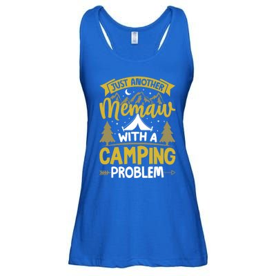 Funny Quote For Grandmothers Memaw With A Camping Problem Gift Ladies Essential Flowy Tank