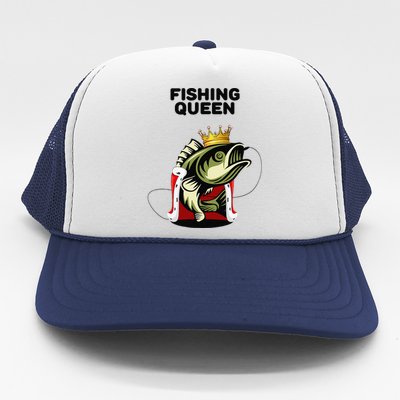 Fishing Queen Fishing Womens Fishing Trucker Hat