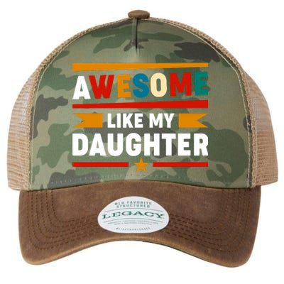 Funny Quotes Fathers Day T Legacy Tie Dye Trucker Hat