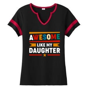 Funny Quotes Fathers Day T Ladies Halftime Notch Neck Tee