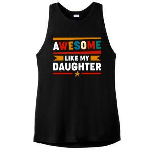 Funny Quotes Fathers Day T Ladies PosiCharge Tri-Blend Wicking Tank